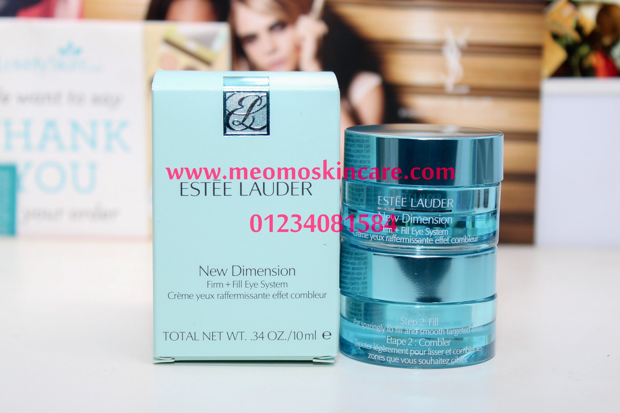 estee lauder new dimension firm and fill eye system