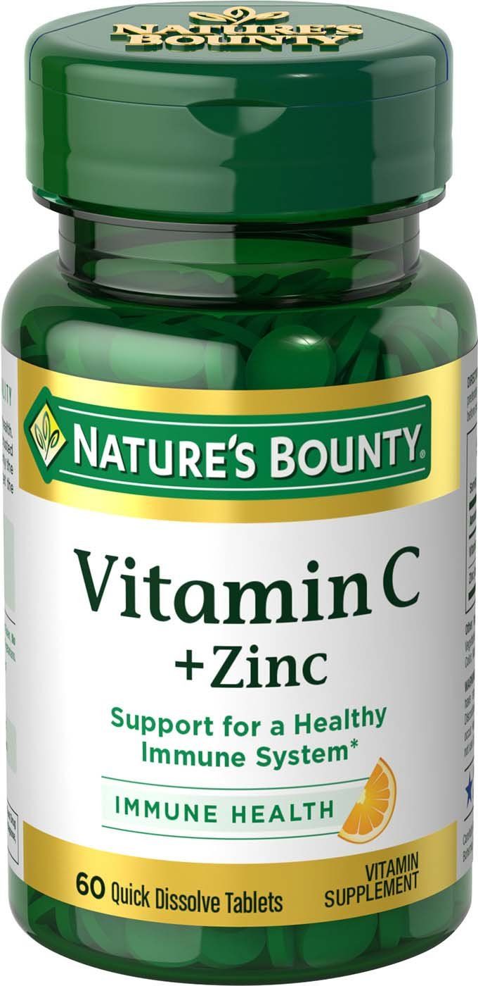 Nature's Bounty Vitamin C with Zinc Supplement