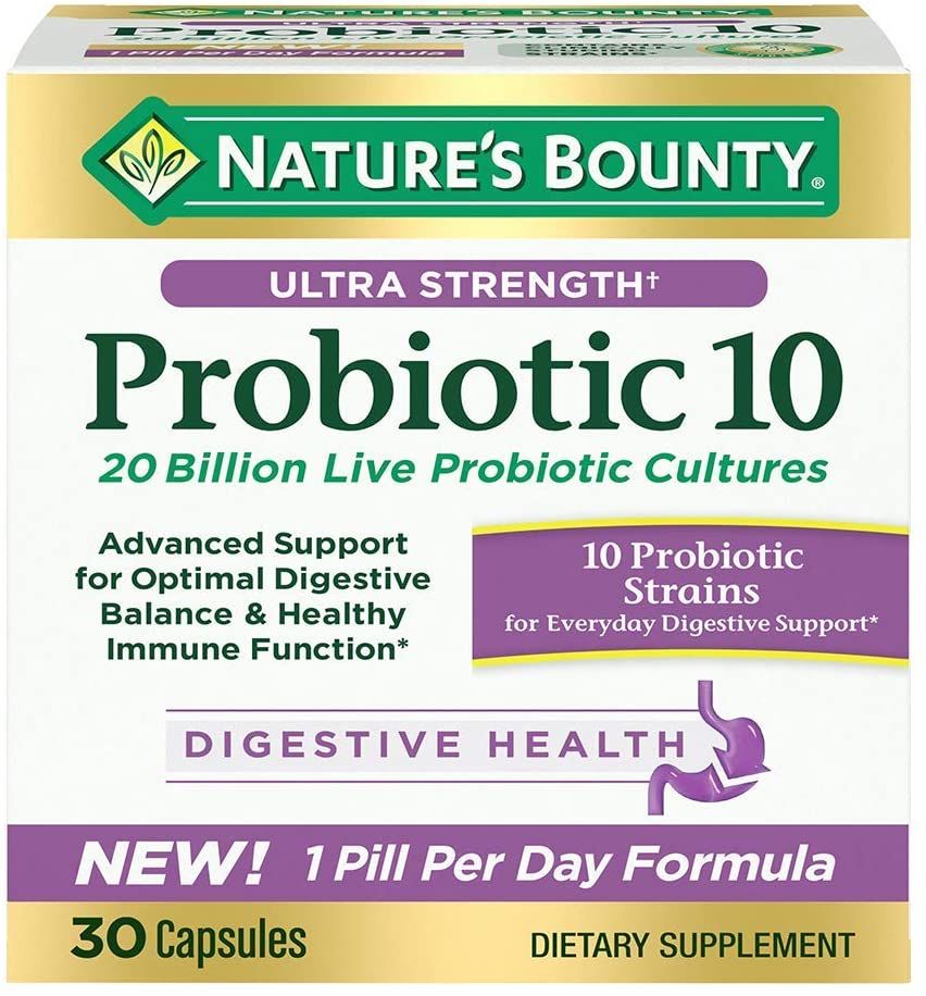 Nature's Bounty Ultra Strength Probiotic 10 - loại mới