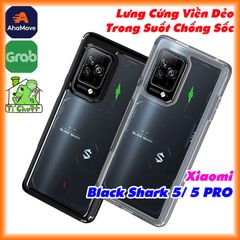 Ốp Lưng Xiaomi Black Shark 5/ 5 PRO Lưng Cứng Viền Dẻo Trong Suốt Chống Sốc