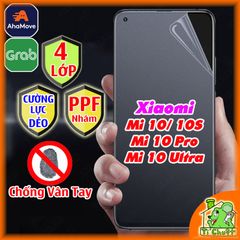 Dán CL Dẻo PPF Xiaomi Mi 10/ 10s/ 10 PRO/ 10 ULTRA Nhám Chống Vân Tay Mặt Trước