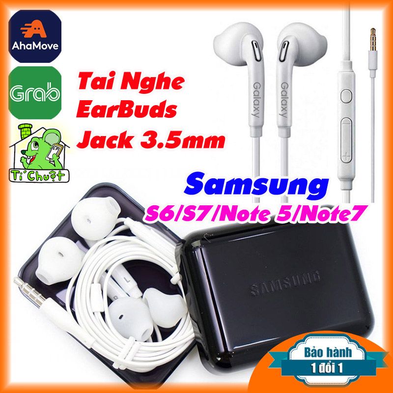 Tai Nghe Samsung EarPods Jack 3.5mm EO-EG920BW Galaxy S7 ZIN Chính Hãng