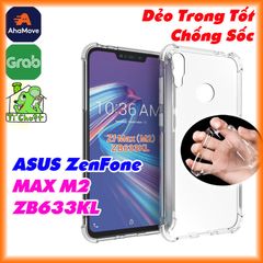 Ốp lưng ASUS ZenFone Max M2 ZB633KL Dẻo Trong Chống Sốc 4 Góc