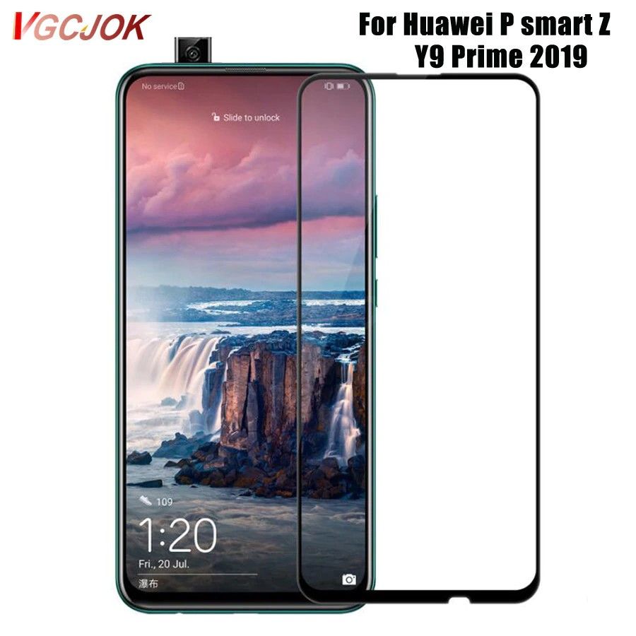 Kính CL Huawei Y9 Prime 2019 FULL Màn, FULL KEO Silicon