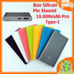 Bao Silicon Bọc Bảo Vệ Cho Pin DP Xiaomi 10000mAh Pro Type-C 2016