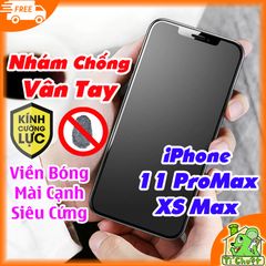 Kính CL iPhone 11 Pro Max/ XS Max Cường Lực Nhám Chống Vân Tay Loại Tốt