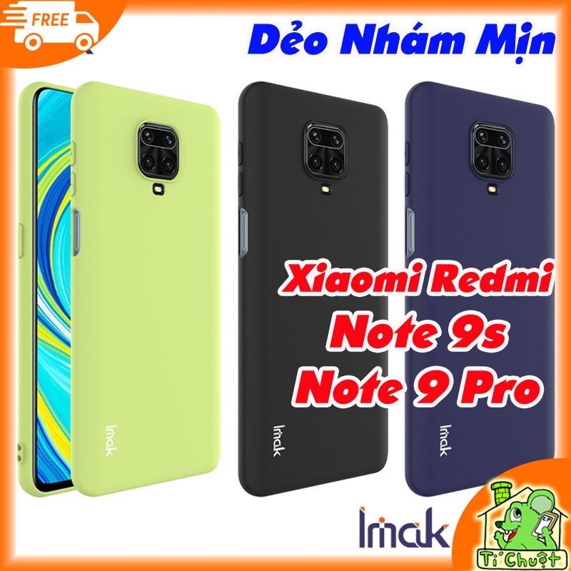 Ốp lưng Xiaomi Redmi Note 9S, Note Pro iMak Dẻo Màu Nhám – Shop