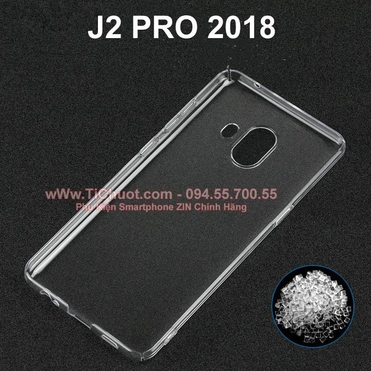 Ốp lưng Samsung J2 Pro 2018 Silicon Dẻo trong suốt
