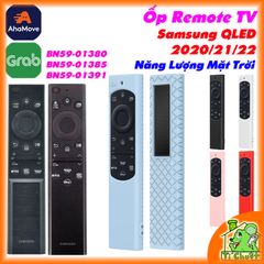 Ốp Dẻo Silicon Bọc Remote TV Samsung QLED 2022 Năng Lượng Mặt Trời