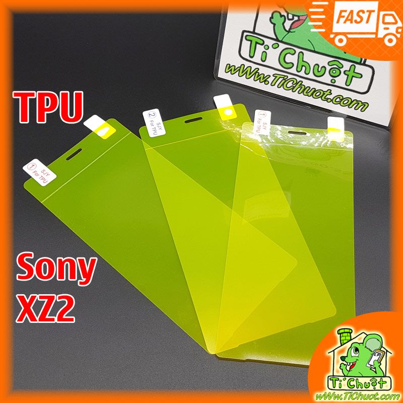 Dán TPU Sony XZ2 Cường Lực Dẻo Trong Suốt Mặt Trước