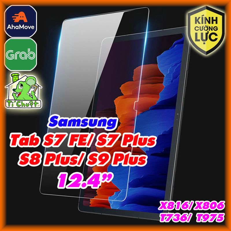 Kính CL MTB Samsung Tab S9 FE PLUS/ S9 Plus/ S8 Plus/ S7 FE/ S7 Plus 12.4