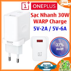 Củ Sạc Nhanh Warp Charge 30W OnePlus 7/ 7T Pro/ 8 Pro ZIN Chính Hãng