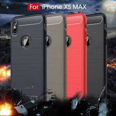 Ốp Lưng iPhone XS Max Dẻo Carbon Phay Xước Chống Sốc