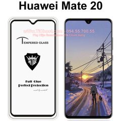 Kính CL Huawei Mate 20 FULL Màn,FULL KEO Silicon