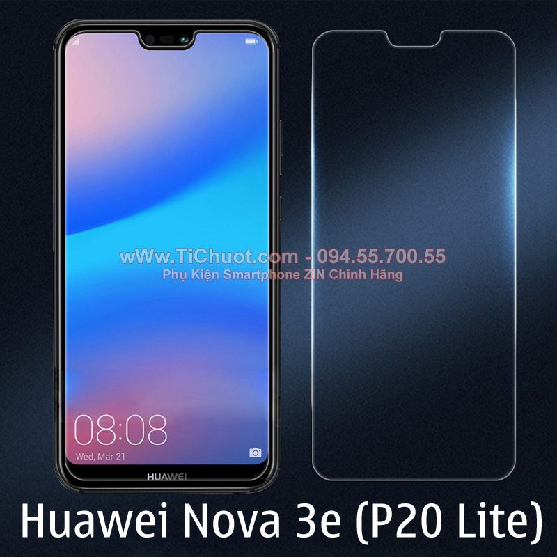 Kính CL Huawei Nova 3e (P20 Lite) (Ko Full)