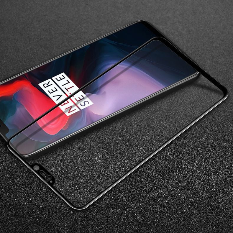 Kính CL OnePlus 6 FULL Màn, FULL KEO Silicon