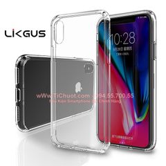 Ốp lưng iPhone XS Max LikGus chống sốc viền dẻo