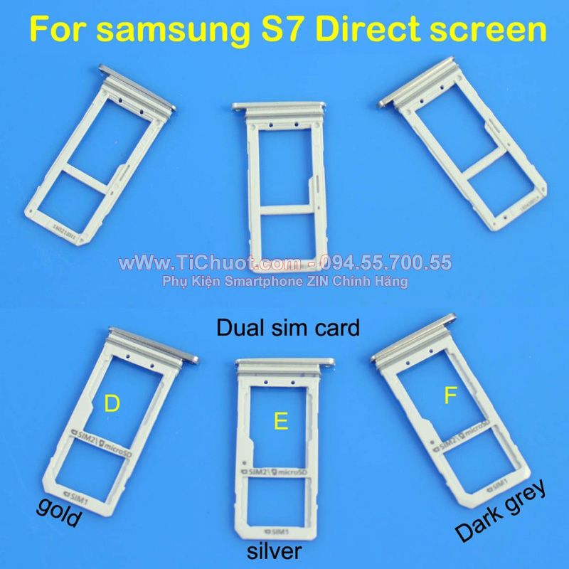 Khay sim Samsung S7 ZIN Chính Hãng