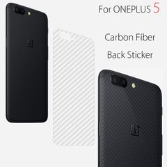 Dán Cacbon vân 3D Mặt Sau OnePlus 5 dẻo trong suốt