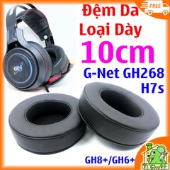 Đệm Mút Da Tai Nghe Tròn 100mm 10cm Loại Dày Headphones Chụp tai