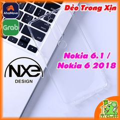 Ốp lưng Nokia 6.1 2018 Dẻo Trong Suốt Hiệu NXE