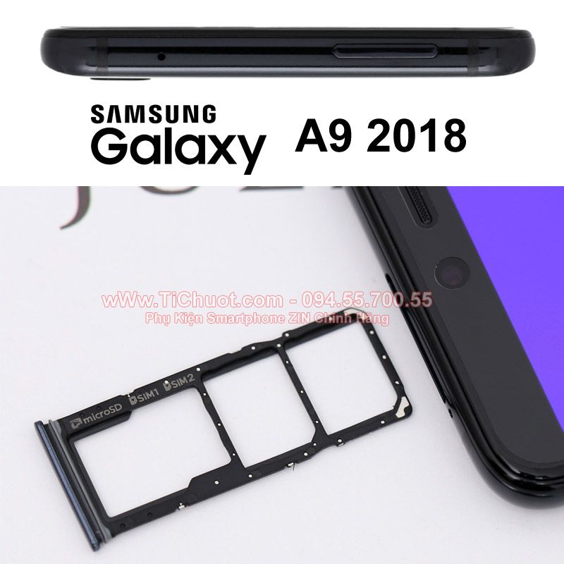 Khay sim Samsung A9 2018 ZIN Chính Hãng