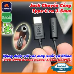 Jack Chuyển Cổng Type-C sang Tai Nghe 3.5mm EC260 Chính Hãng SONY