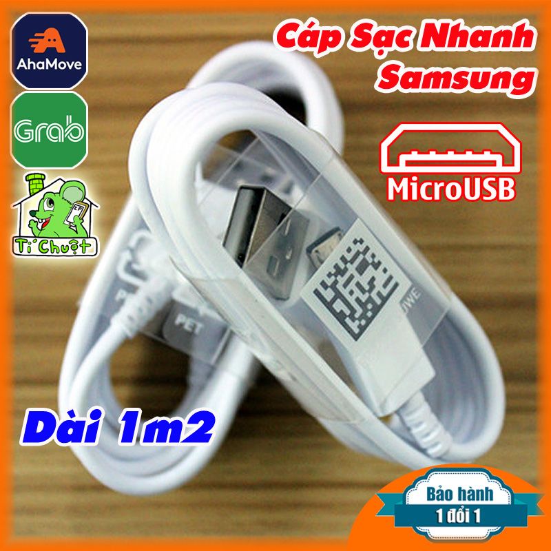 Cáp Samsung 1.2m ZIN Chính Hãng Galaxy Note 5,S6,S7 Edge USB 2.0