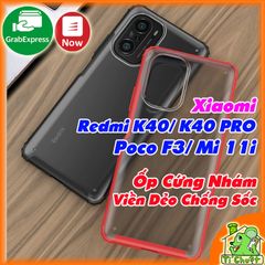 Ốp Lưng Xiaomi Redmi K40/ Poco F3/ Mi 11i Cứng Nhám Viền Dẻo Màu Chống Sốc