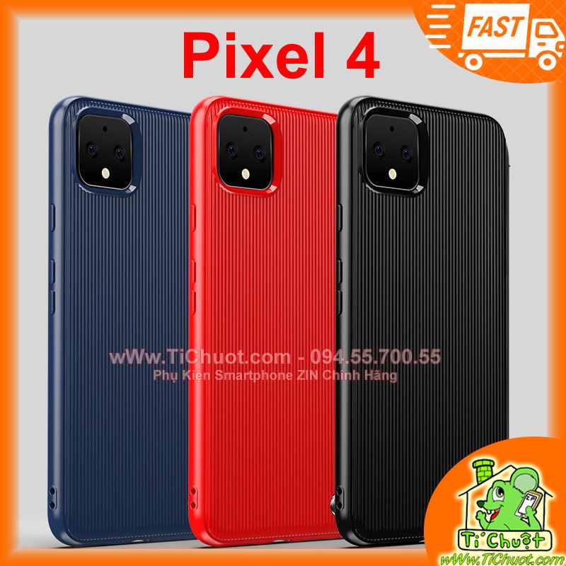 Ốp Lưng Google Pixel 4 Dẻo Kẻ Sọc Thẳng Chống Sốc