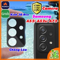 Kính CL Camera 3D Nền Đen Chống Lóa Samsung A52/ A52s/ A53/ A72