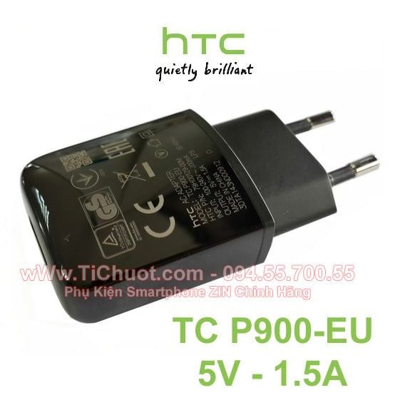 Củ Sạc HTC One M8,M9,One Max dòng 5V-1.5A ZIN Chính Hãng