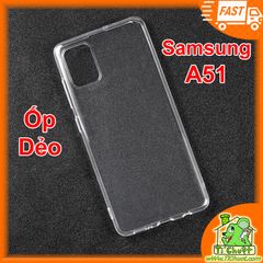 Ốp lưng Samsung A51 Silicon Dẻo trong suốt