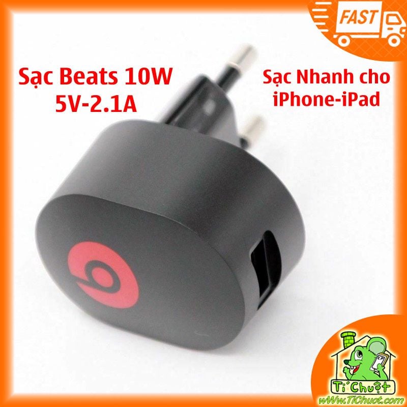 Củ Sạc Beats 10W ZIN Chính Hãng cho iPhone iPad