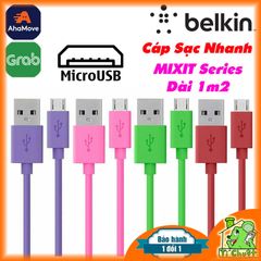 Cáp Belkin Mixit Series MicroUSB Sạc Nhanh Dài 1m2 Chính Hãng