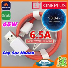 Cáp OnePlus Sạc Nhanh Warp Charge 6.5A 65W USB Type-C ZIN Chính Hãng