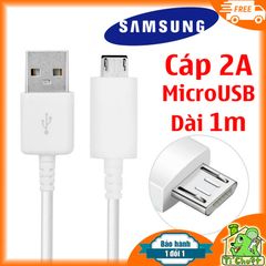 Cáp Samsung Micro USB 1m Zin Chính Hãng Galaxy A5/ A7, Tab 3, J2 J4 J6 Plus