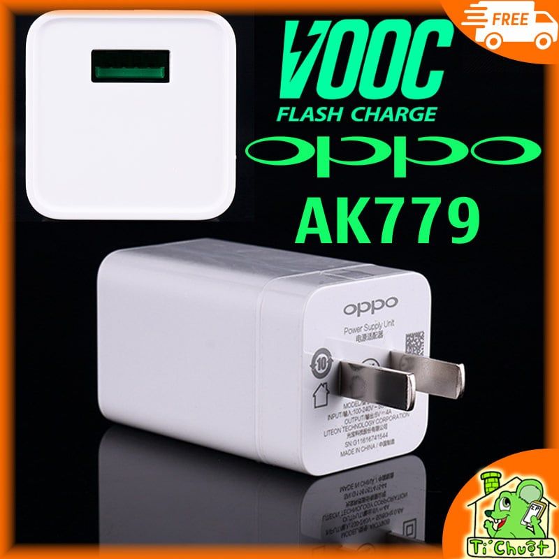 Sạc Nhanh VOOC 20W OPPO AK779 F3 Plus, F9, F11... ZIN Chính Hãng