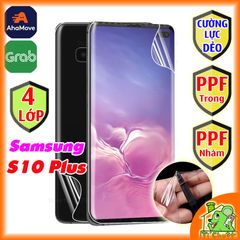 Dán CL Dẻo PPF Samsung S10 Plus Mặt Trước Trong/ Nhám