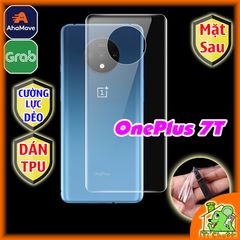Dán TPU OnePlus 7T Mặt Sau Cường Lực Dẻo Trong Suốt