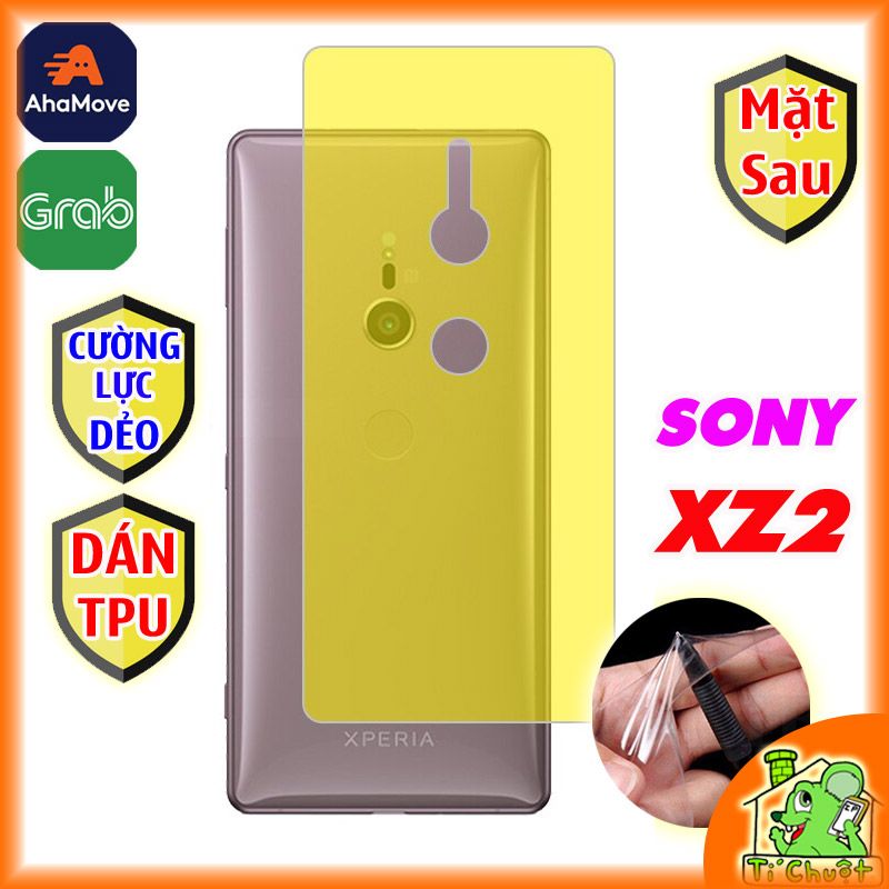 Dán TPU Sony XZ2 Mặt Sau Cường Lực Dẻo Trong Suốt