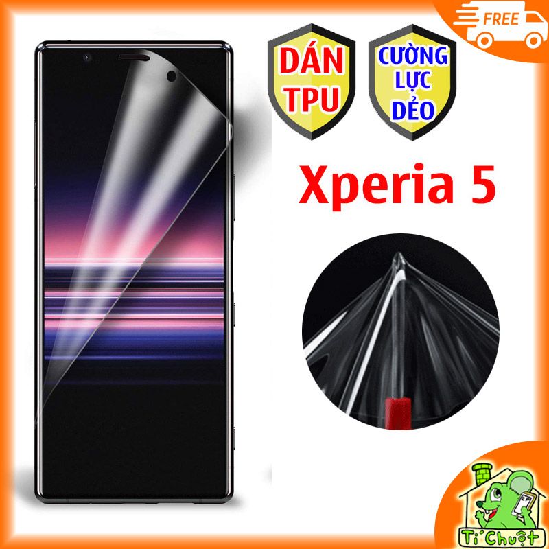 Dán TPU Sony Xperia 5 Cường Lực Dẻo Trong Suốt Mặt Trước