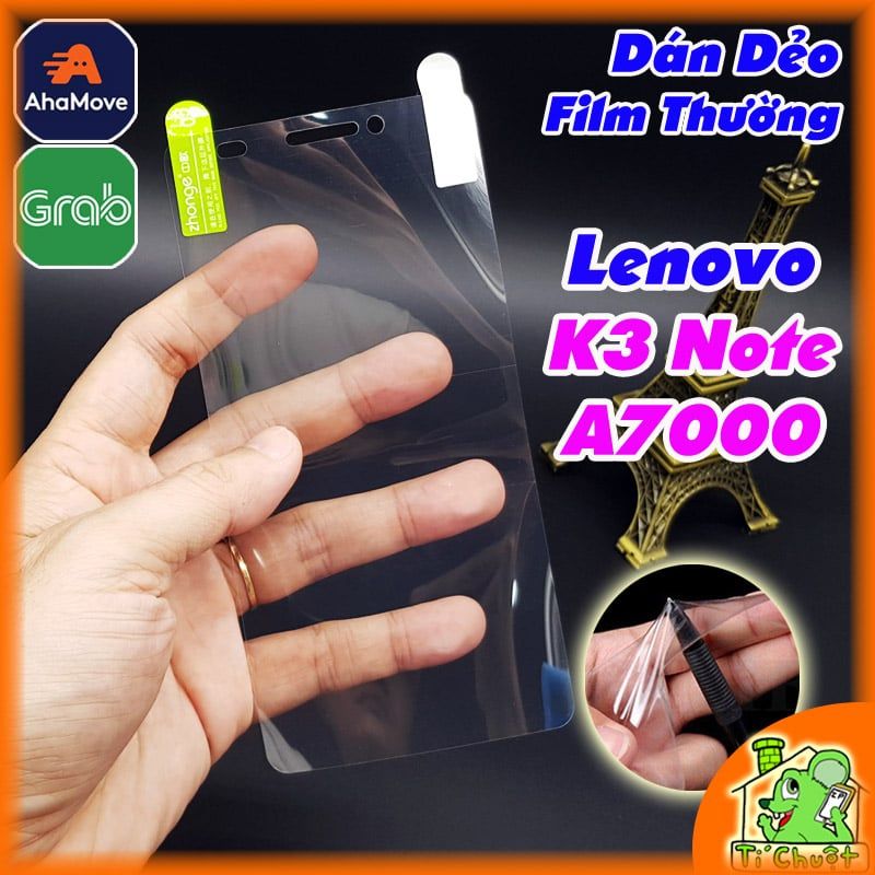 Dán Dẻo Lenovo A7000/ K3 Note Film Thường Chống Trầy Xước