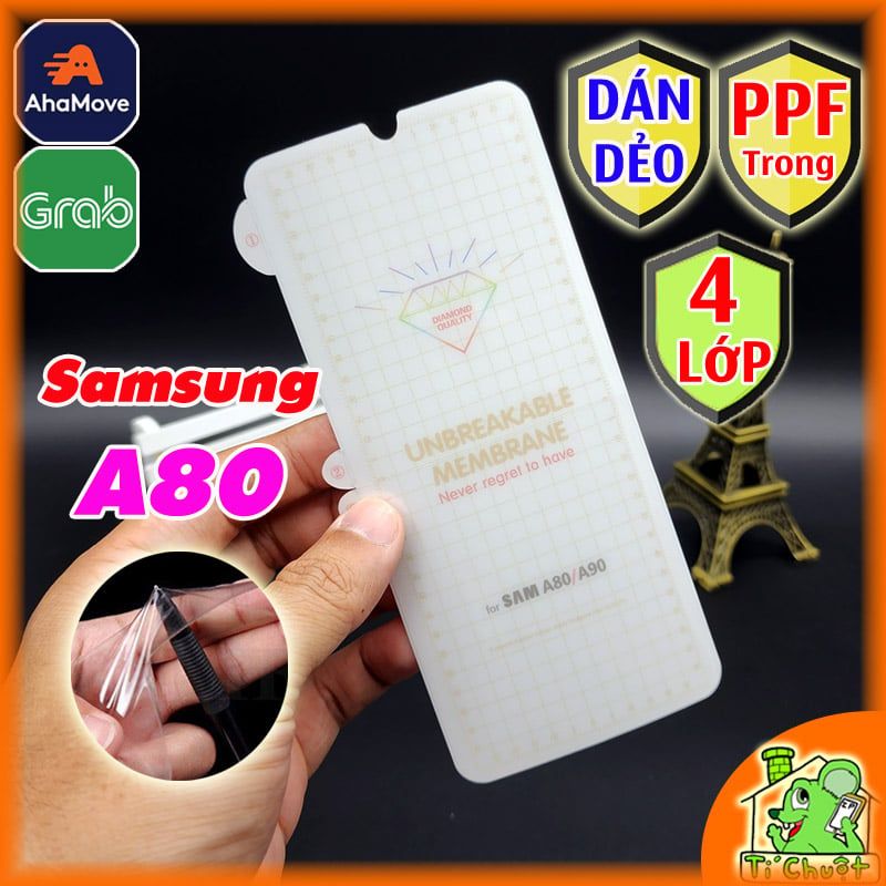 Dán Dẻo PPF Samsung A80 Trong Suốt