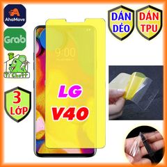 Dán Dẻo TPU LG V40 Mặt Trước Trong Suốt