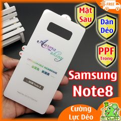 Dán PPF Samsung Note 8 Mặt Sau Cường Lực Dẻo Trong Suốt