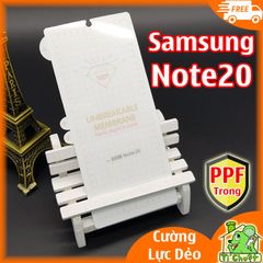 Dán Dẻo PPF Samsung Note 20 Mặt Trước Trong Suốt (Cường Lực Dẻo)