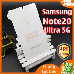 Dán Dẻo PPF Samsung Note 20 Ultra Mặt Trước Trong Suốt (Cường Lực Dẻo)