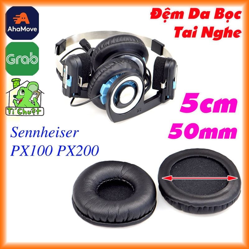 Đệm Mút Da Tai Nghe Tròn 50mm 5cm Headphones chụp tai