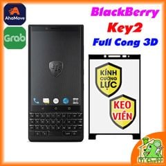 Kính CL BlackBerry Key2/ KeyTwo FULL Màn cong 3D, KEO VIỀN